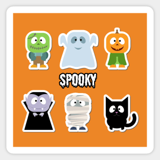 Spooky Halloween Stickers Sticker